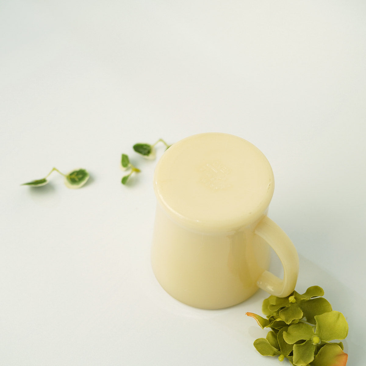 ファイヤーキング / Fire-King Dハンドルマグ アイボリー ヴィンテージ