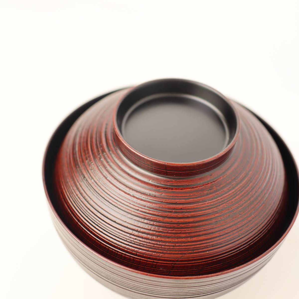 赤木 明登 荒目椀 蓋付 汁椀 漆器 輪島塗 未使用