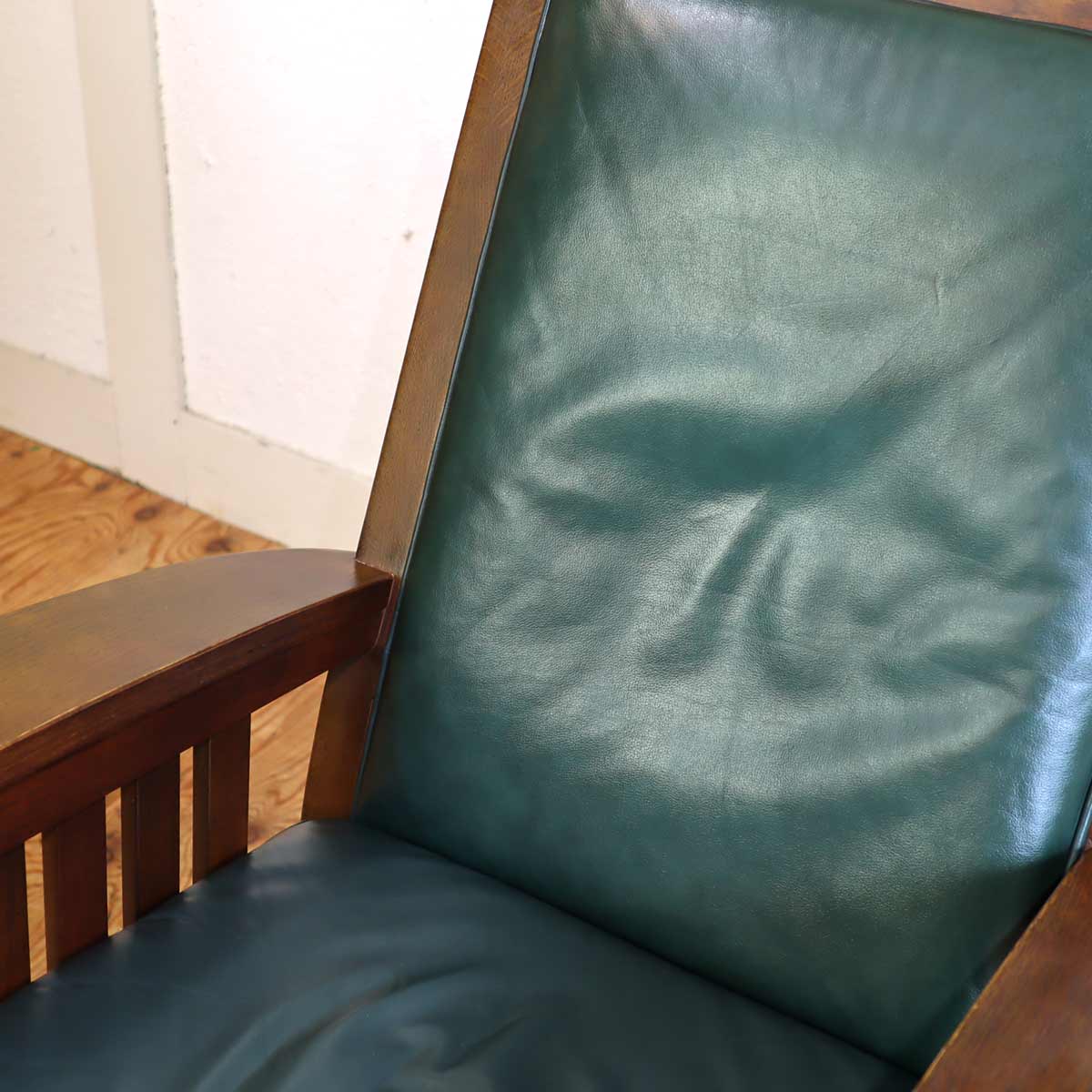 フレックススチ―ル・インダストリ―ズ / Flexsteel Industries ロッキングチェア 本革 グリーン 中古