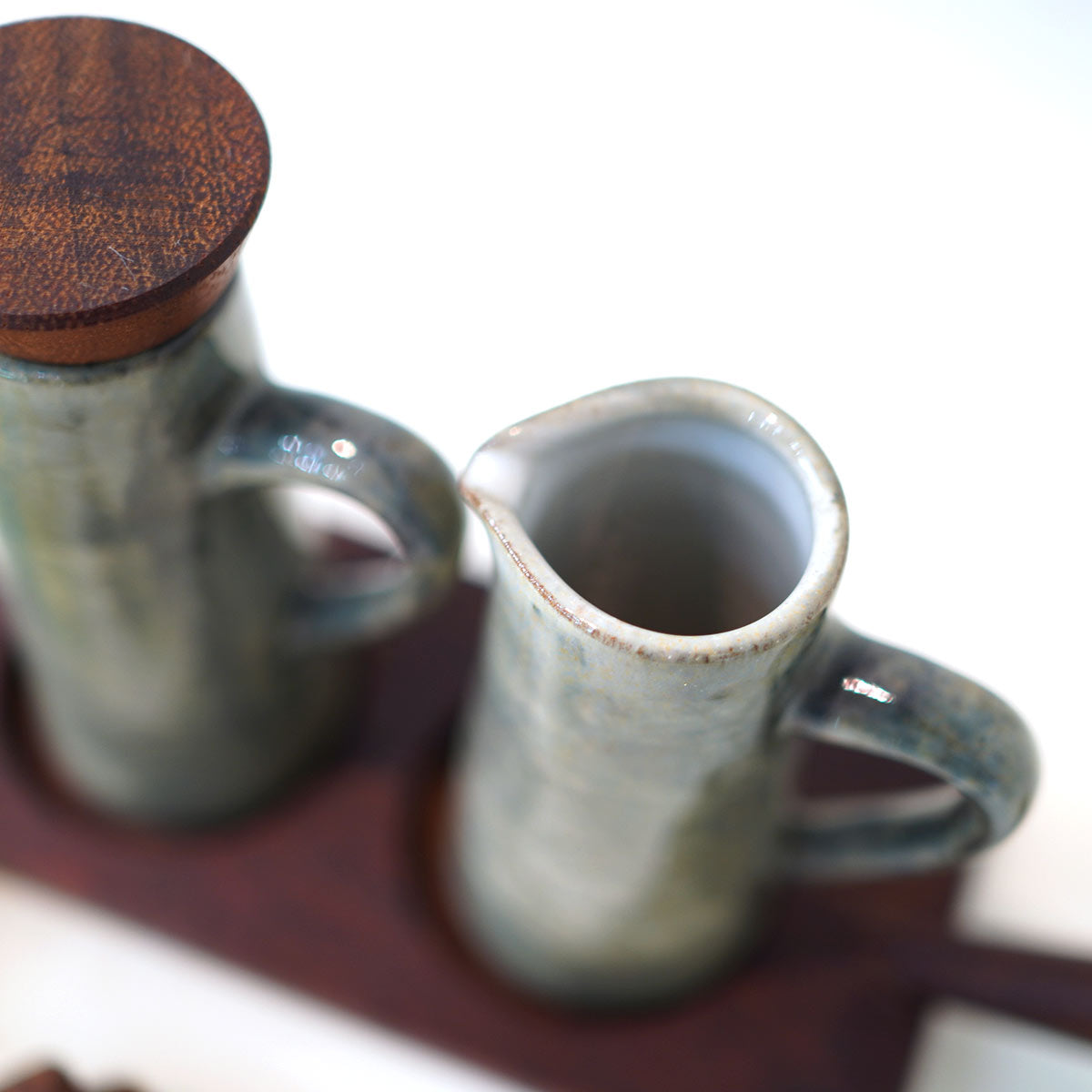 調味料入れ ビネガーボトル 醤油さし トレイ付き セット 古道具 ヴィンテージ