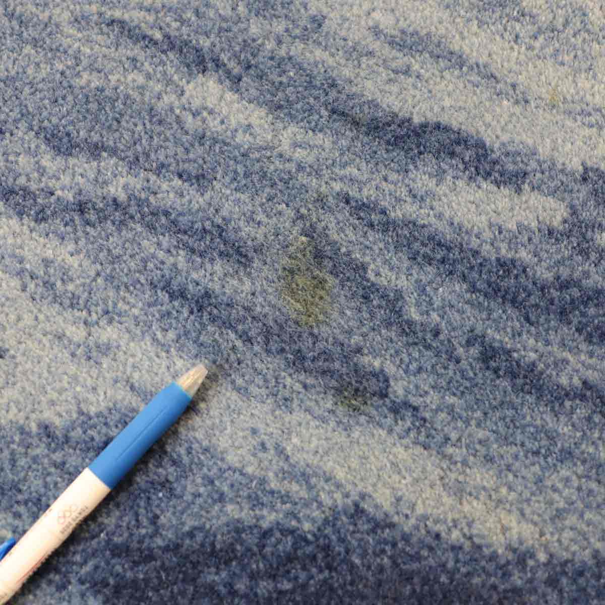 オリエンタルカーペット 山形緞通 UMI-Dark Blue M 絨毯 CF-0529-0007 中古