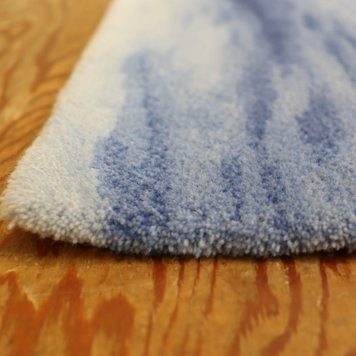 オリエンタルカーペット 山形緞通 UMI-Dark Blue M 絨毯 CF-0529-0007 中古