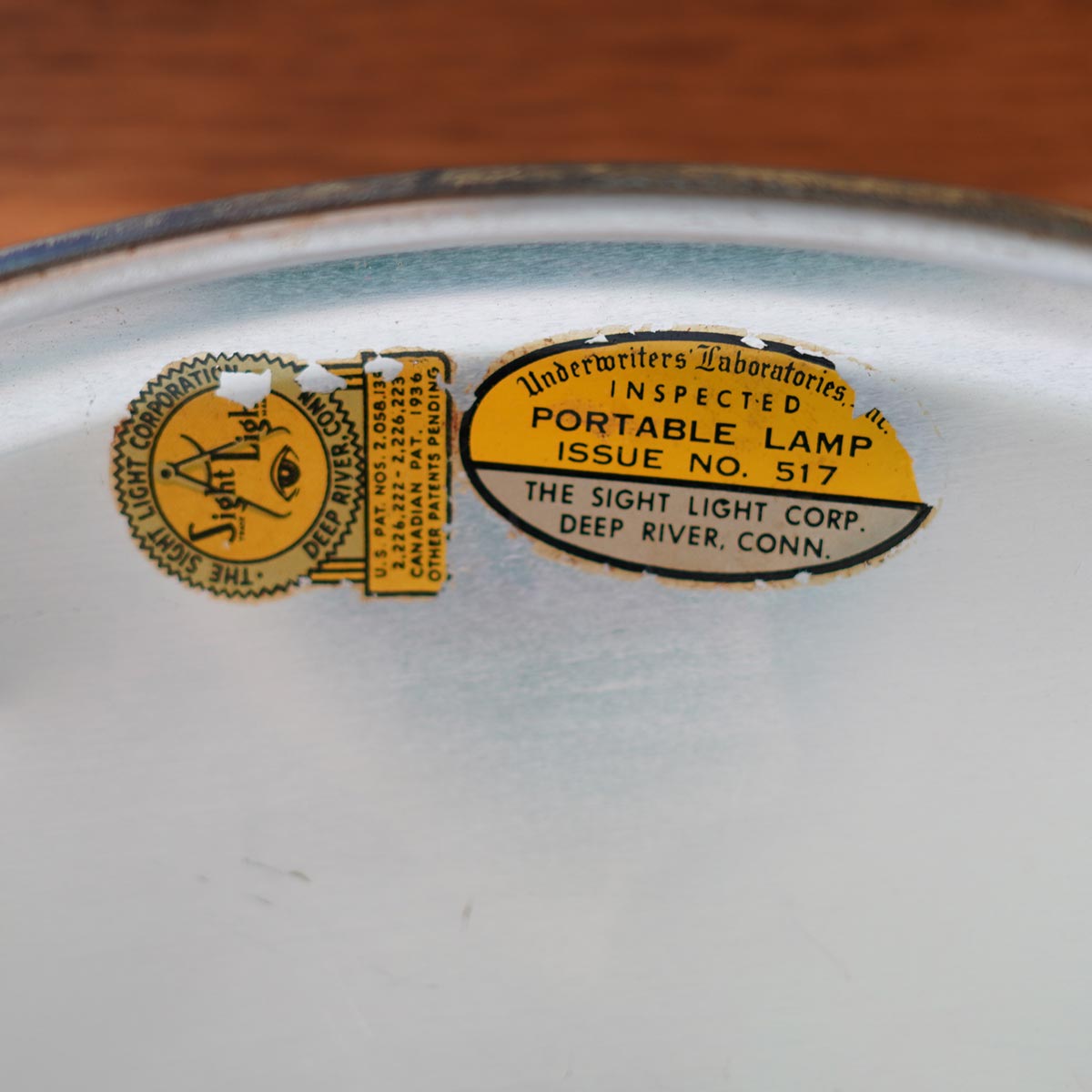 The Sight Light Corporation デスクランプ ポータブルランプ アメリカ ヴィンテージ