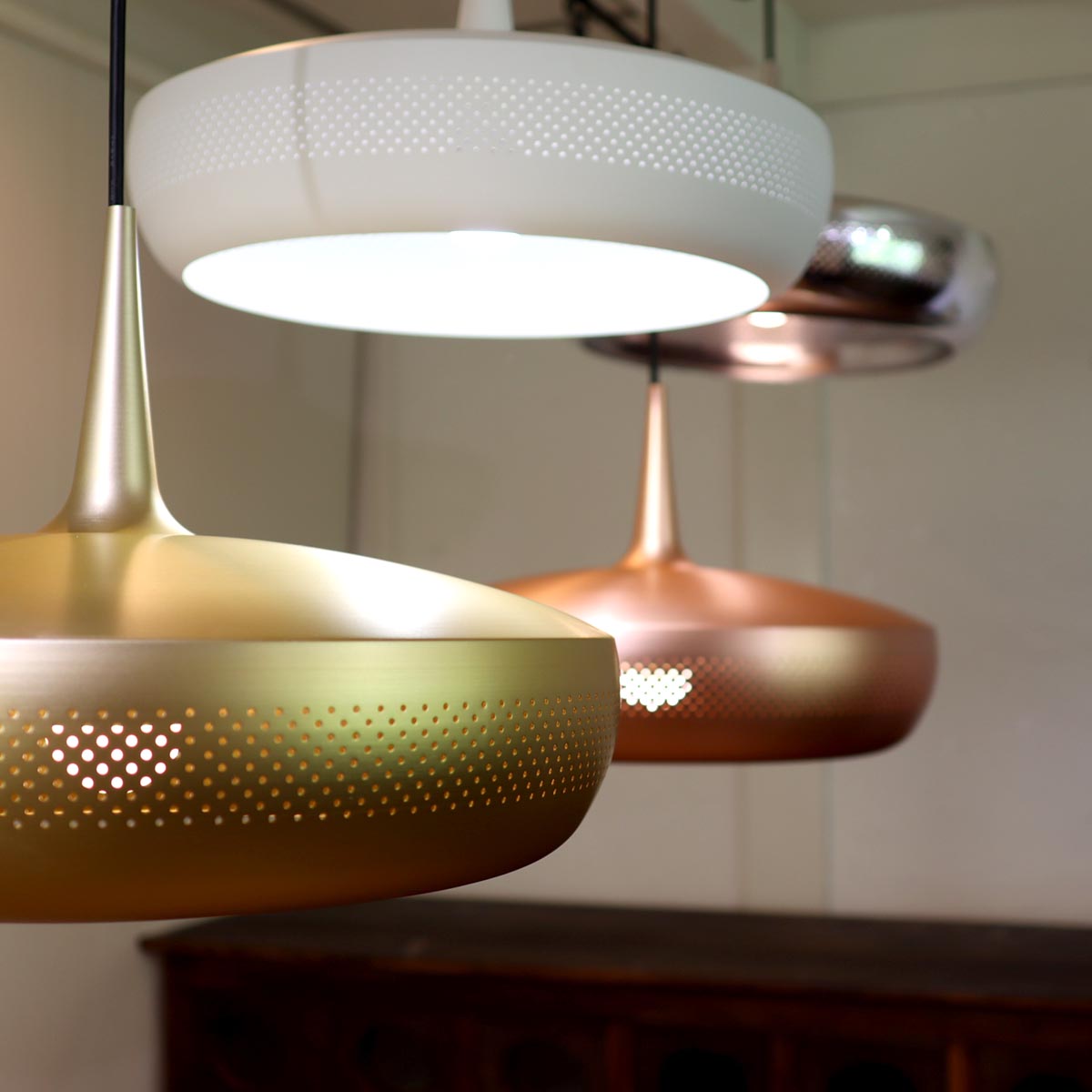 ウメイ / UMAGE クラヴァダイン / Clava Dine ペンダントライト 1灯【1】 ホワイト / matt white 照明 北欧デンマーク 中古