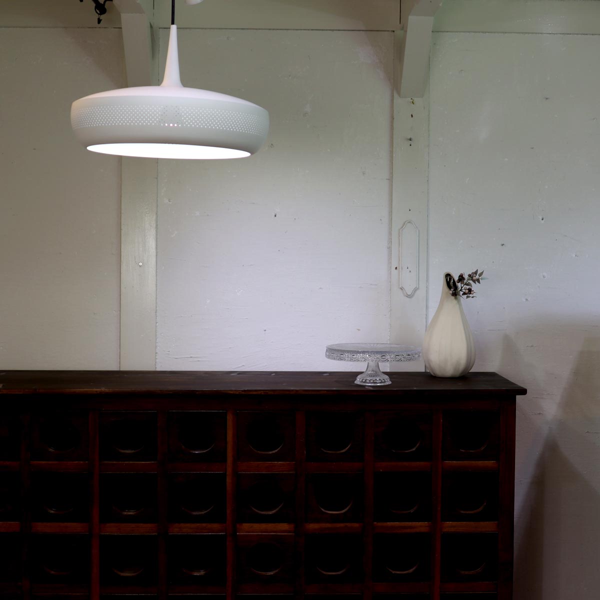 ウメイ / UMAGE クラヴァダイン / Clava Dine ペンダントライト 1灯【1】 ホワイト / matt white 照明 北欧デンマーク 中古