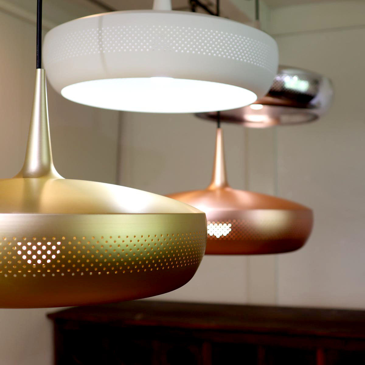 ウメイ / UMAGE クラヴァダイン / Clava Dine ペンダントライト 1灯【3】 ゴールド / brushed brass 照明 北欧デンマーク 中古