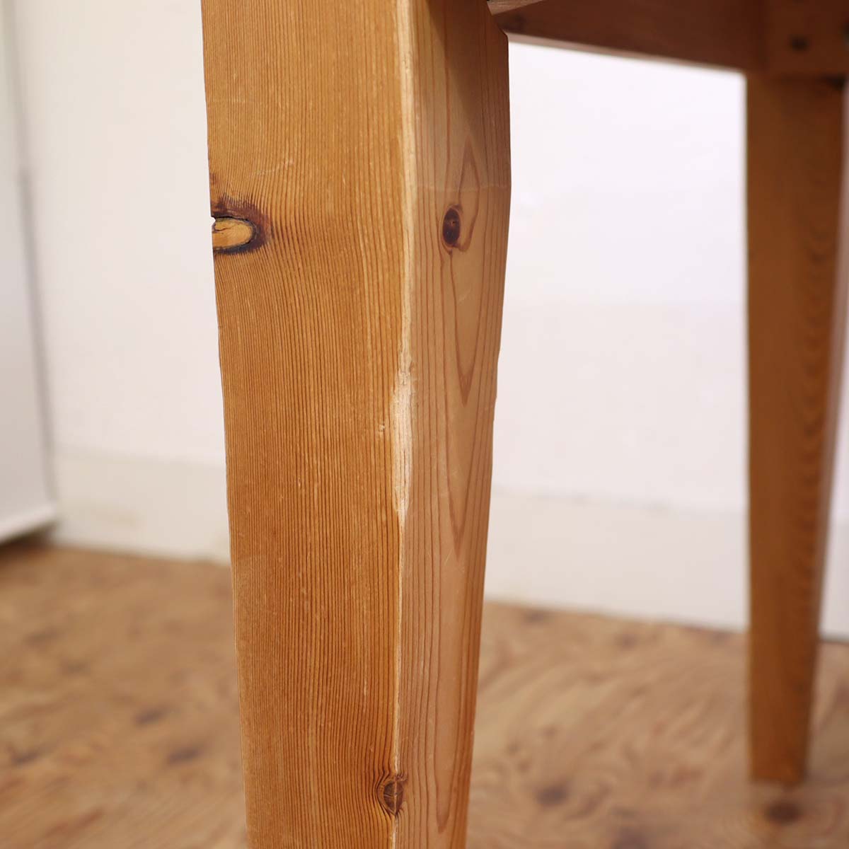 パイン材 ダイニングテーブル 作業台 4人掛け ヴィンテージ