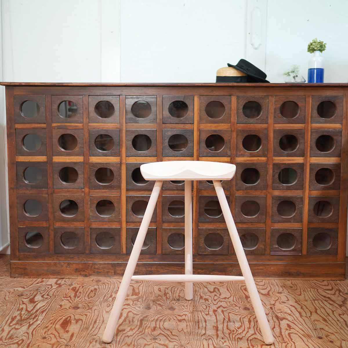 ワーナー / WERNER シューメーカーチェア NO.69 スツール ビーチ 北欧 ハイスツール中古