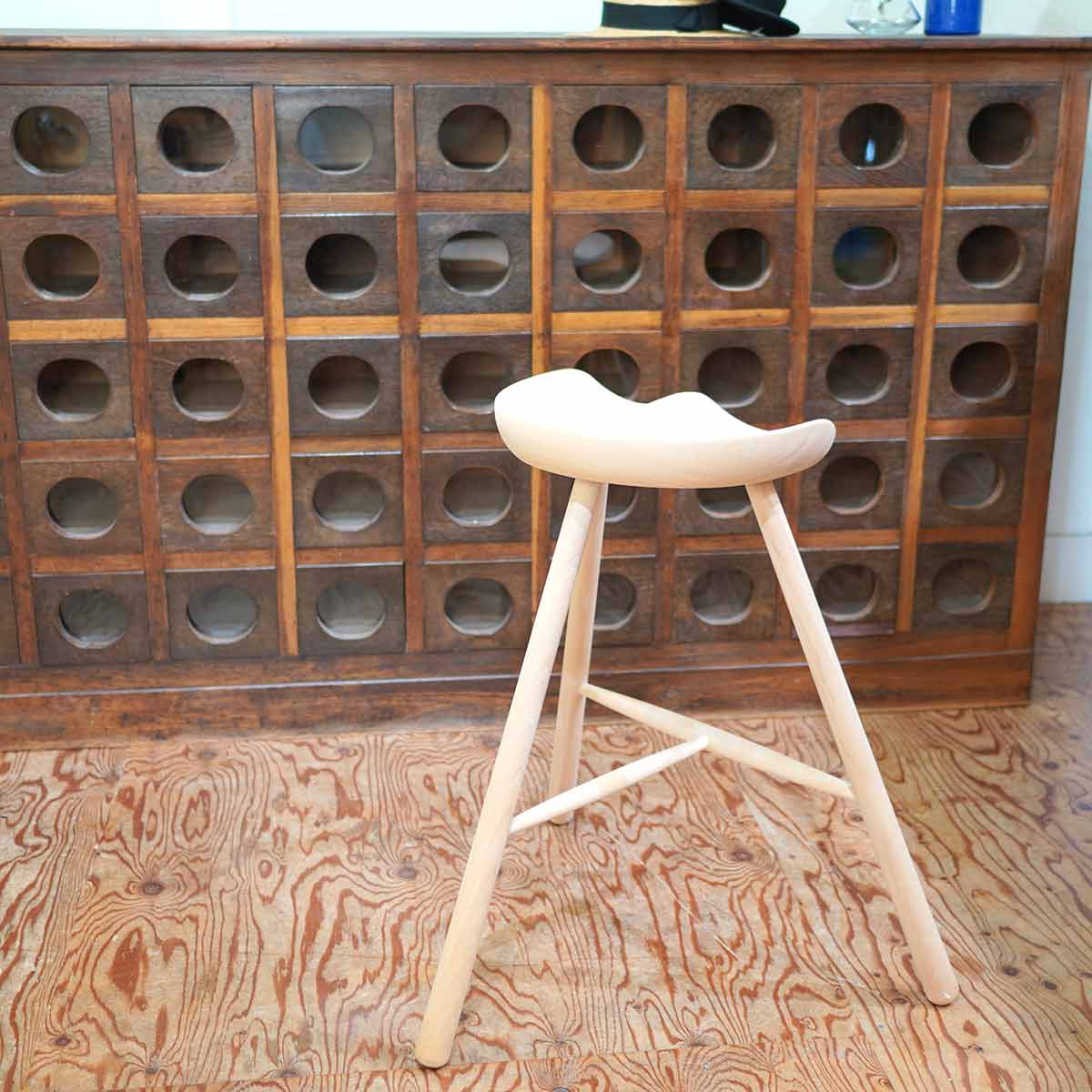 ワーナー / WERNER シューメーカーチェア NO.69 スツール ビーチ 北欧 ハイスツール中古