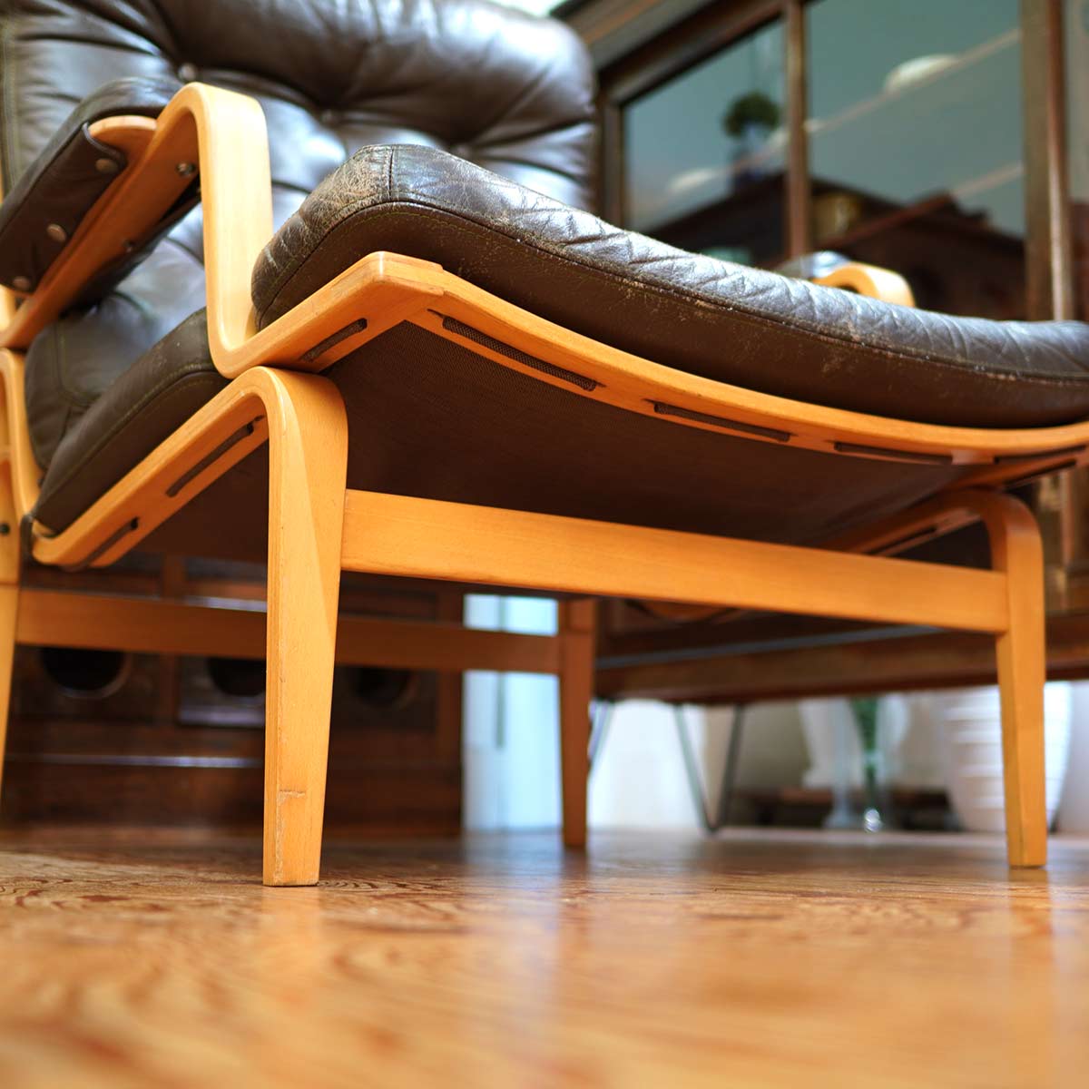 DUX社  イージーチェア 1人掛けソファ アームチェア ブルーノ・マットソン 本革 北欧 ヴィンテージ