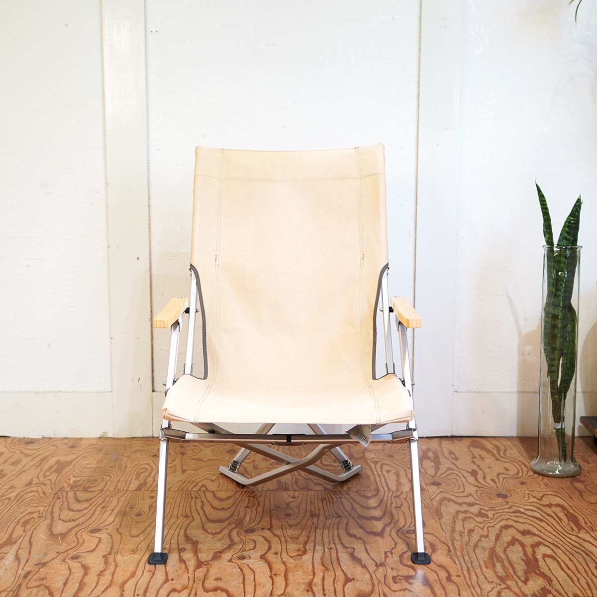 スノーピーク / snow peak ローチェア30 カーキ 折りたたみチェア 収納ケース付 LV-090KH 中古