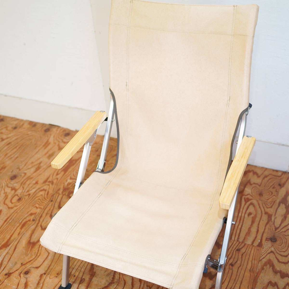 スノーピーク / snow peak ローチェア30 カーキ 折りたたみチェア 収納ケース付 LV-090KH 中古