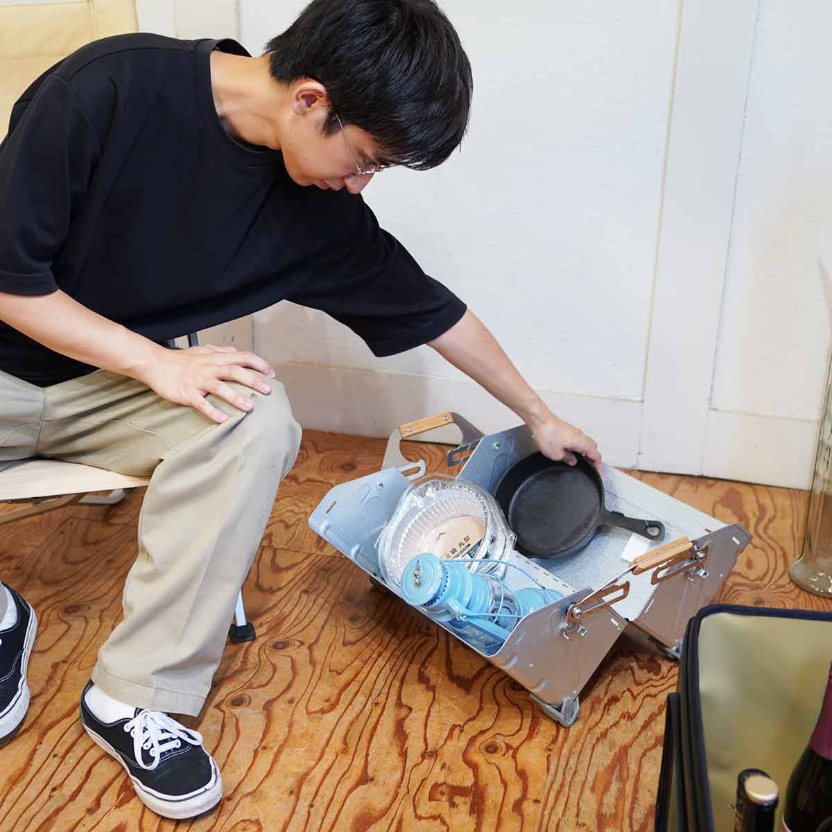 スノーピーク / snow peak シェルフコンテナ 25 UG-025G 中古