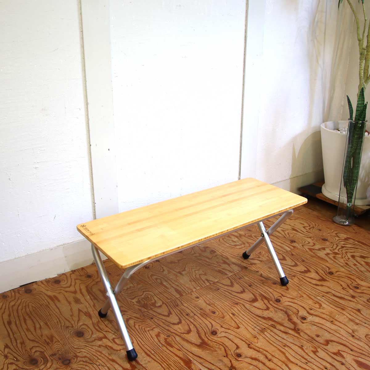 スノーピーク / snow peak フォールディング シェルフ 竹 ベンチ アウトドア 折りたたみ 【2】 中古