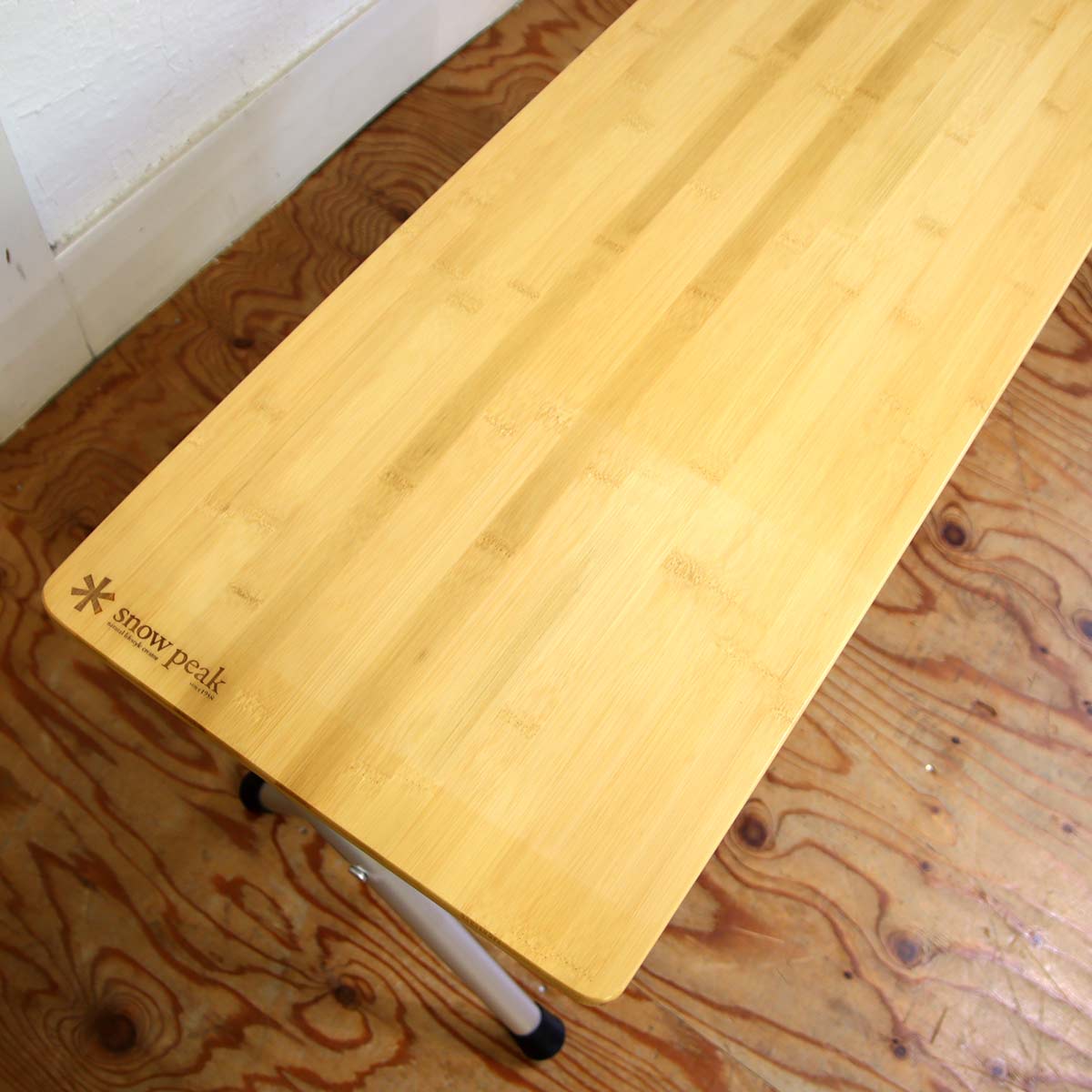 スノーピーク / snow peak フォールディング シェルフ 竹 ベンチ アウトドア 折りたたみ 【2】 中古