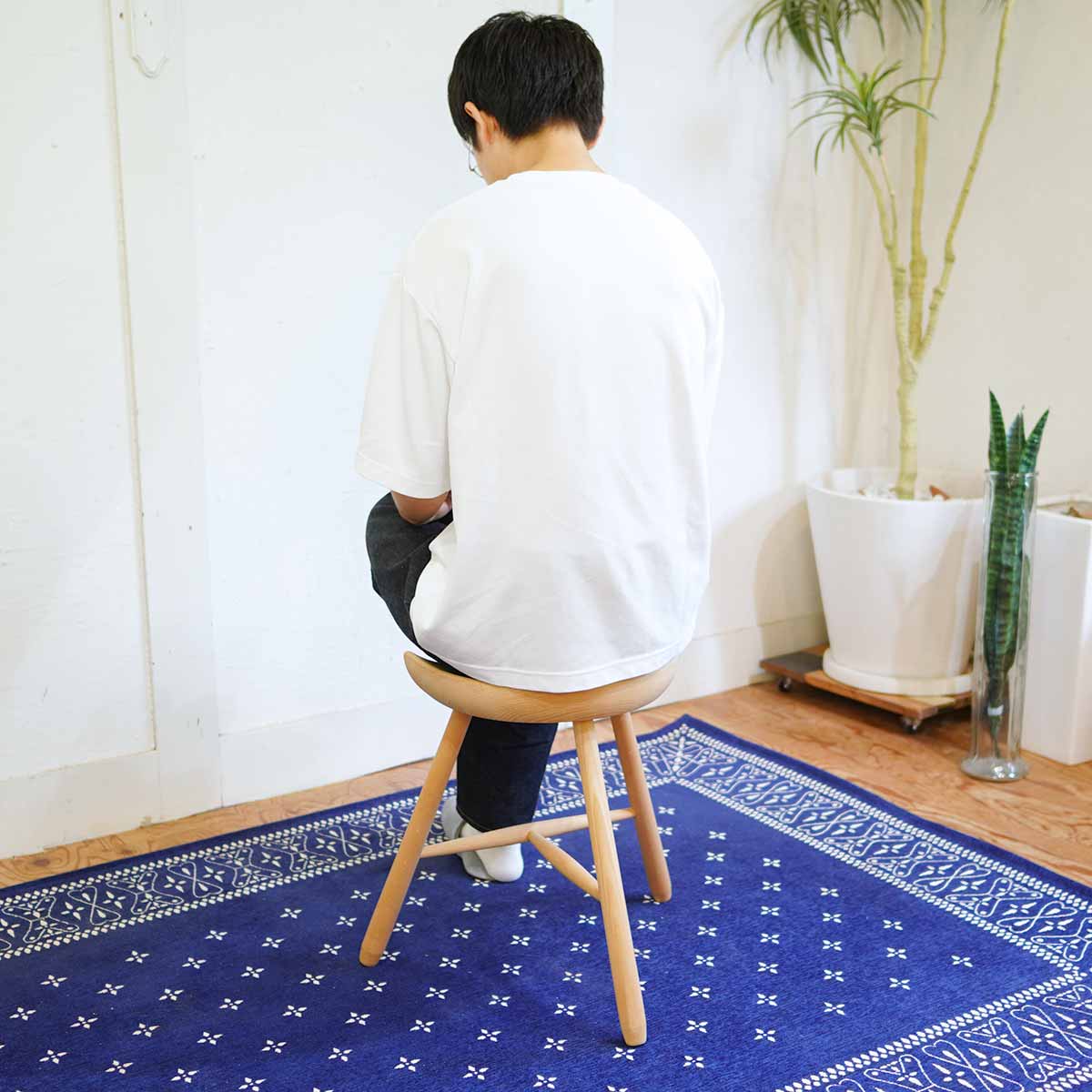 HB MADE IN DENMARK シューメーカーチェア NO.49 ビーチ ヴィンテージ