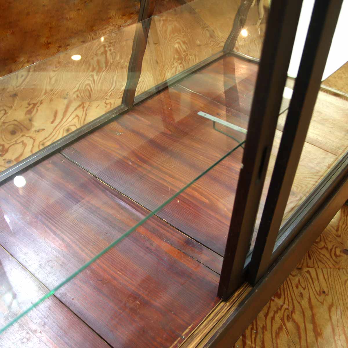 ガラスショーケース パンケース 陳列棚 ディスプレイケース アンティーク