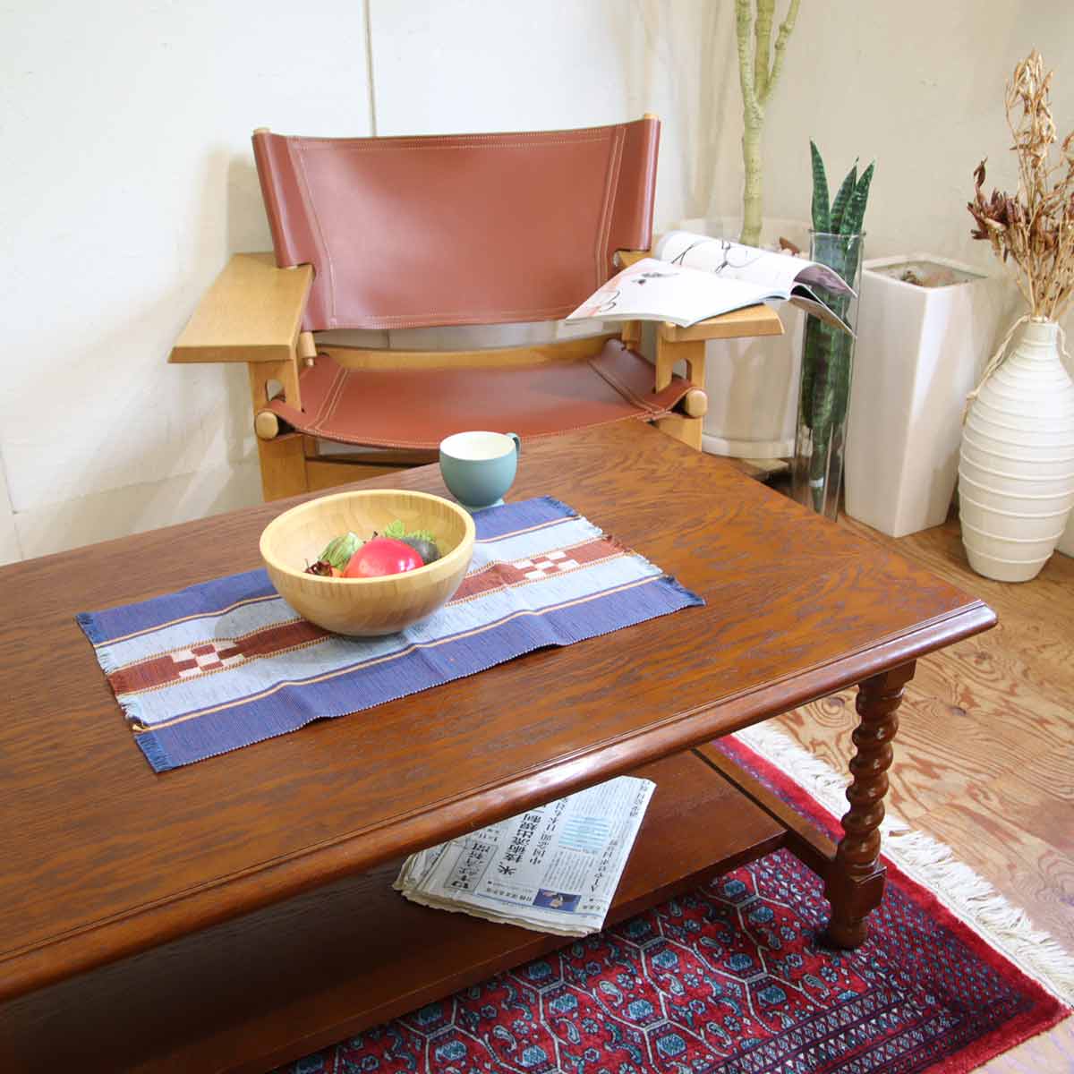 ツイストレッグ ローテーブル センターテーブル 英国アンティーク