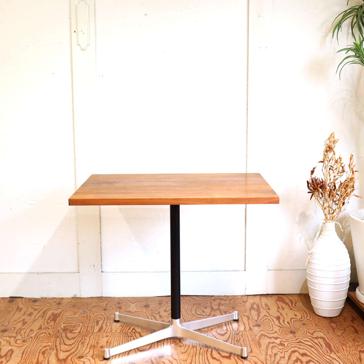 グリニッチ オリジナル ファニチャー  / greeniche original furniture カフェテーブル ダイニング ウォールナット無垢 中古