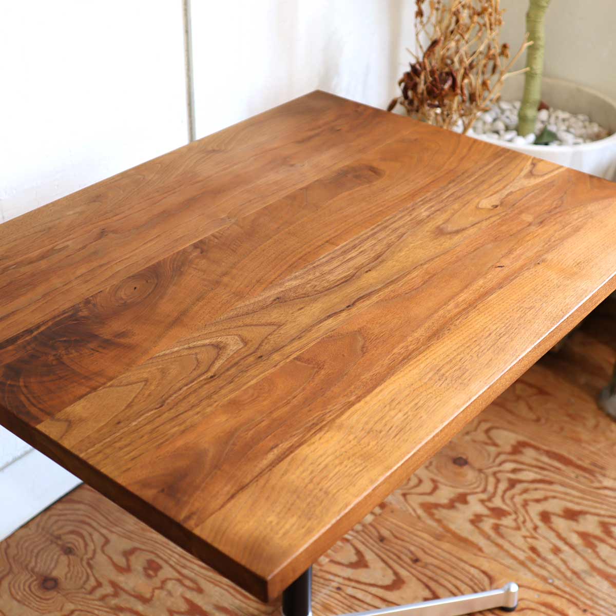 グリニッチ オリジナル ファニチャー  / greeniche original furniture カフェテーブル ダイニング ウォールナット無垢 中古