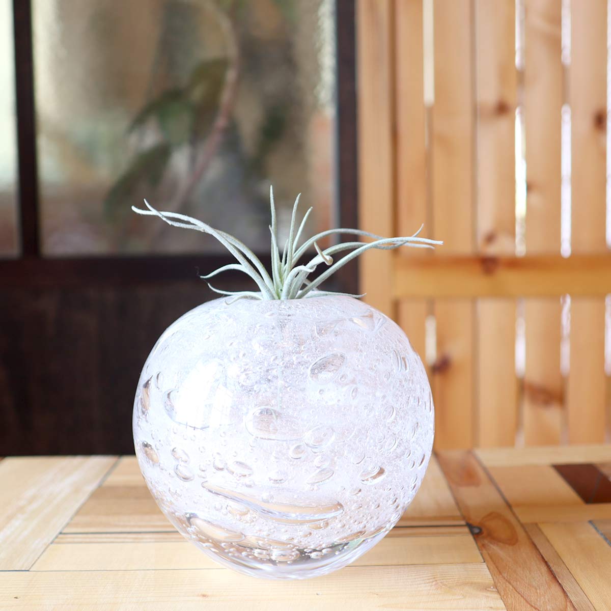 ヘンリーディーン / Henry Dean フラワーベース ガラス 花器 ベルギー 北欧 中古