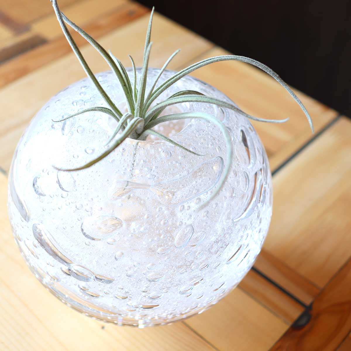 ヘンリーディーン / Henry Dean フラワーベース ガラス 花器 ベルギー 北欧 中古