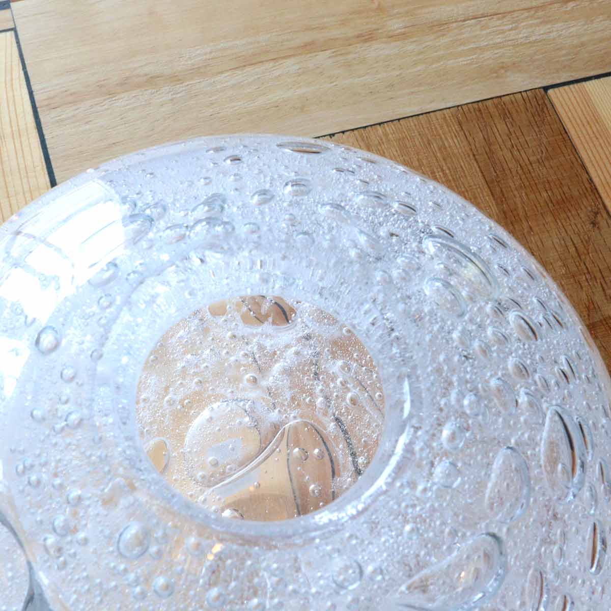 ヘンリーディーン / Henry Dean フラワーベース ガラス 花器 ベルギー 北欧 中古