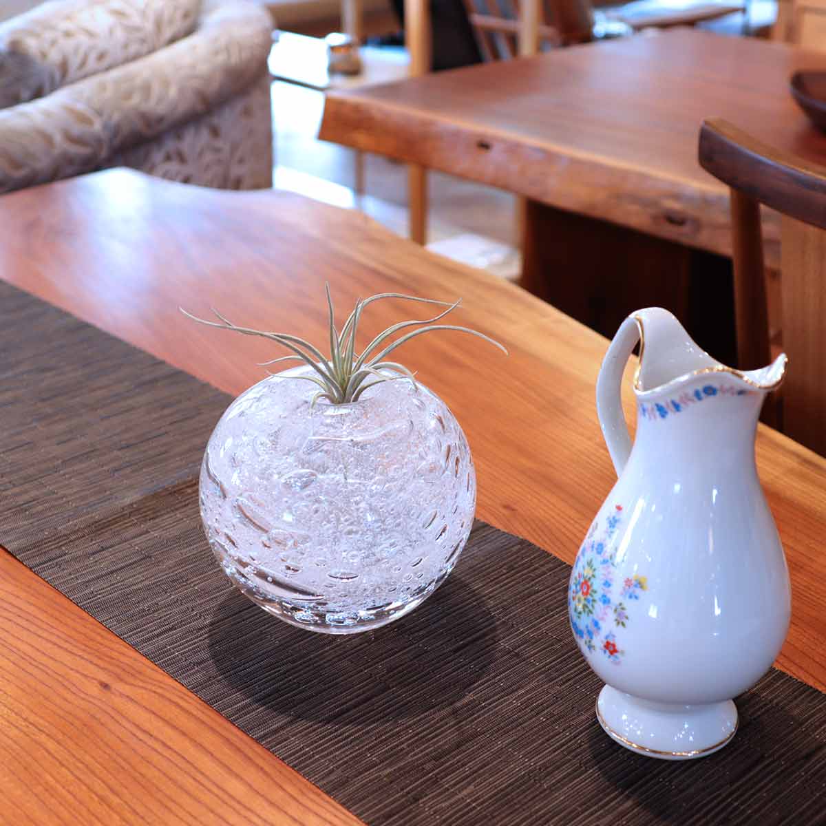 ヘンリーディーン / Henry Dean フラワーベース ガラス 花器 ベルギー 北欧 中古