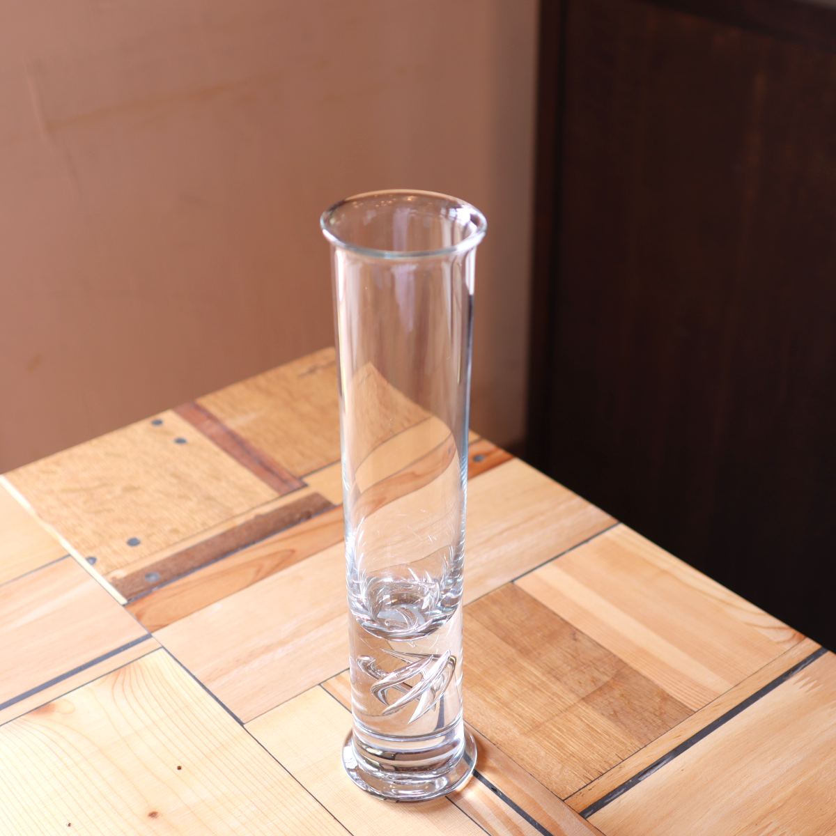 ホルムガード / Holmegaard クリア フラワーベース 花器 花瓶 北欧 中古