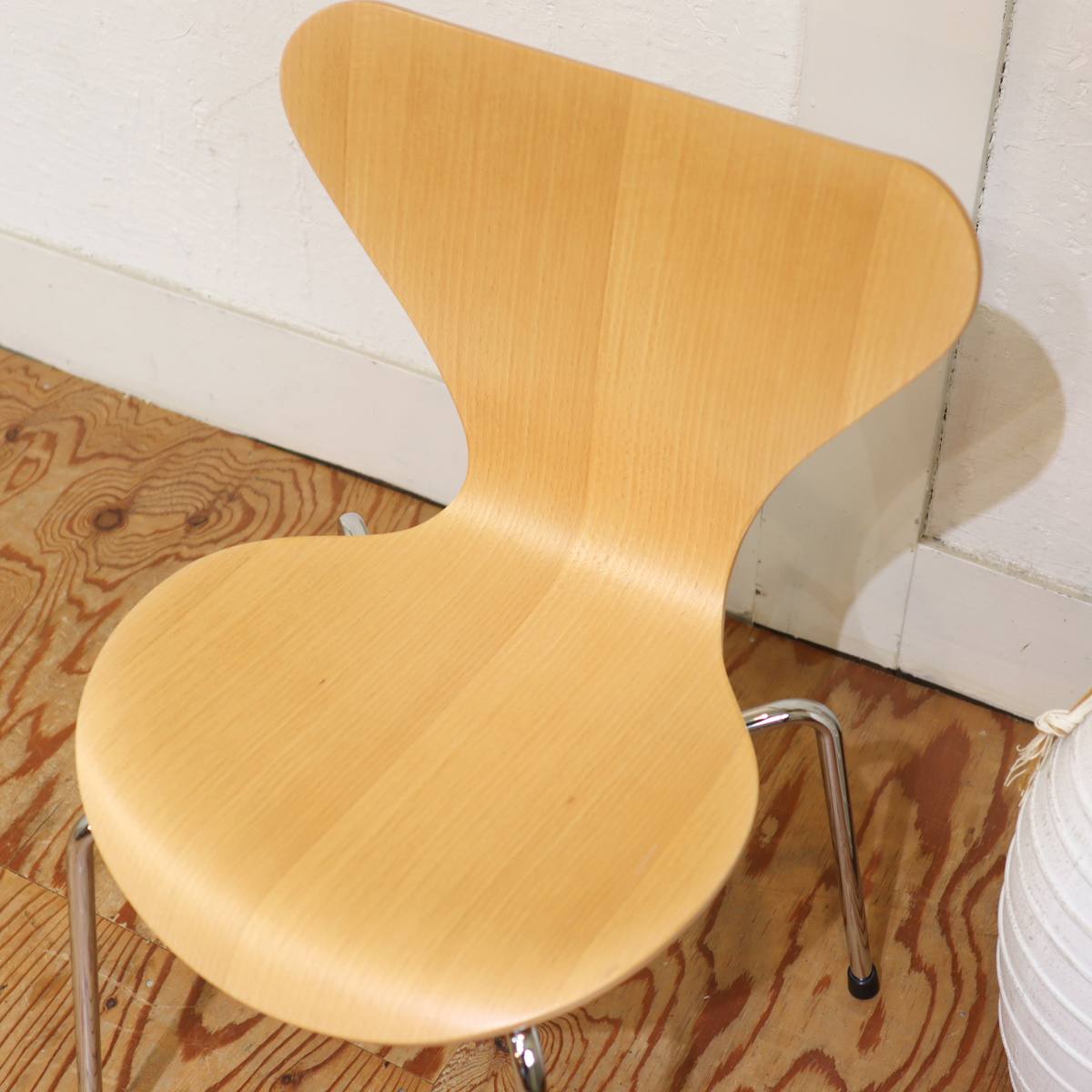 フリッツ・ハンセン / FRITZ HANSEN セブンチェア キッズサイズ 柾目アルネ・ヤコブセン ビーチ 中古