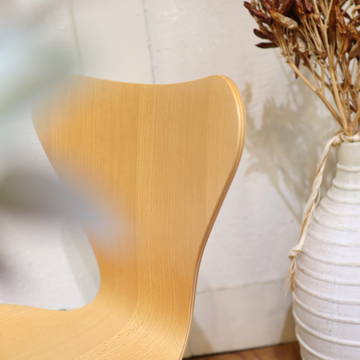 フリッツ・ハンセン / FRITZ HANSEN セブンチェア キッズサイズ 柾目アルネ・ヤコブセン ビーチ 中古