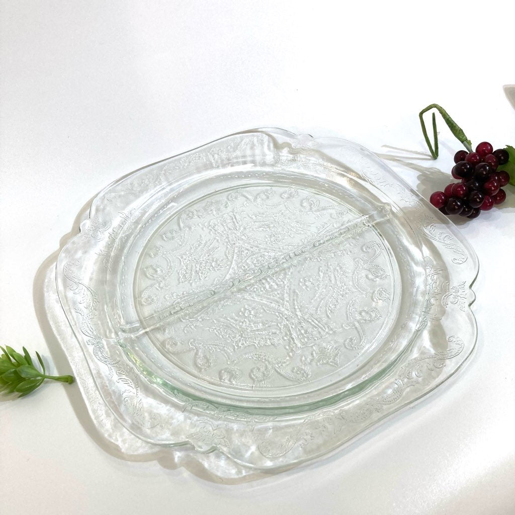 インディアナグラス / indiana glass マドリッド・ディバイデッドプレート ヴィンテージ