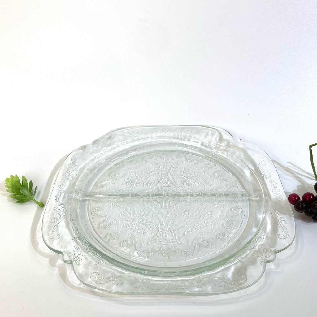 インディアナグラス / indiana glass マドリッド・ディバイデッドプレート ヴィンテージ