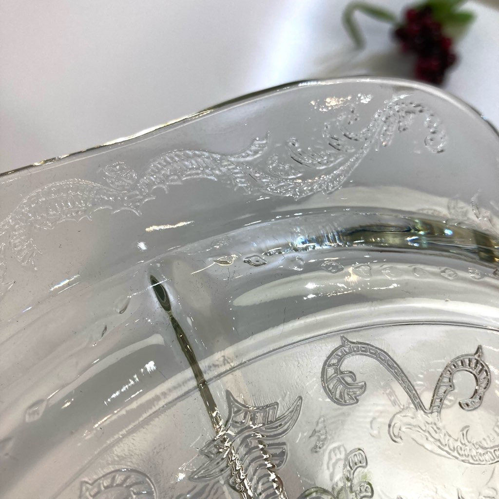 インディアナグラス / indiana glass マドリッド・ディバイデッドプレート ヴィンテージ