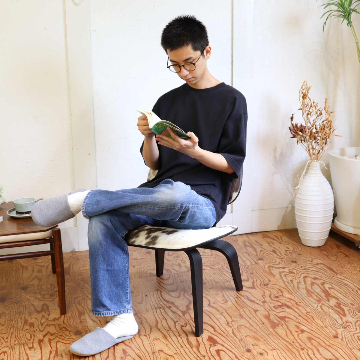ヴィトラ / Vitra ラウンジチェアウッド LCW チャールズ&レイ・イームズ 中古