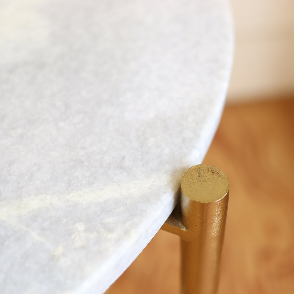 ザイファー / ZUIVER TIMPA MARBLE SIDE TABLE コーヒーテーブル サイドテーブル  ラウンドテーブル 大理石 中古