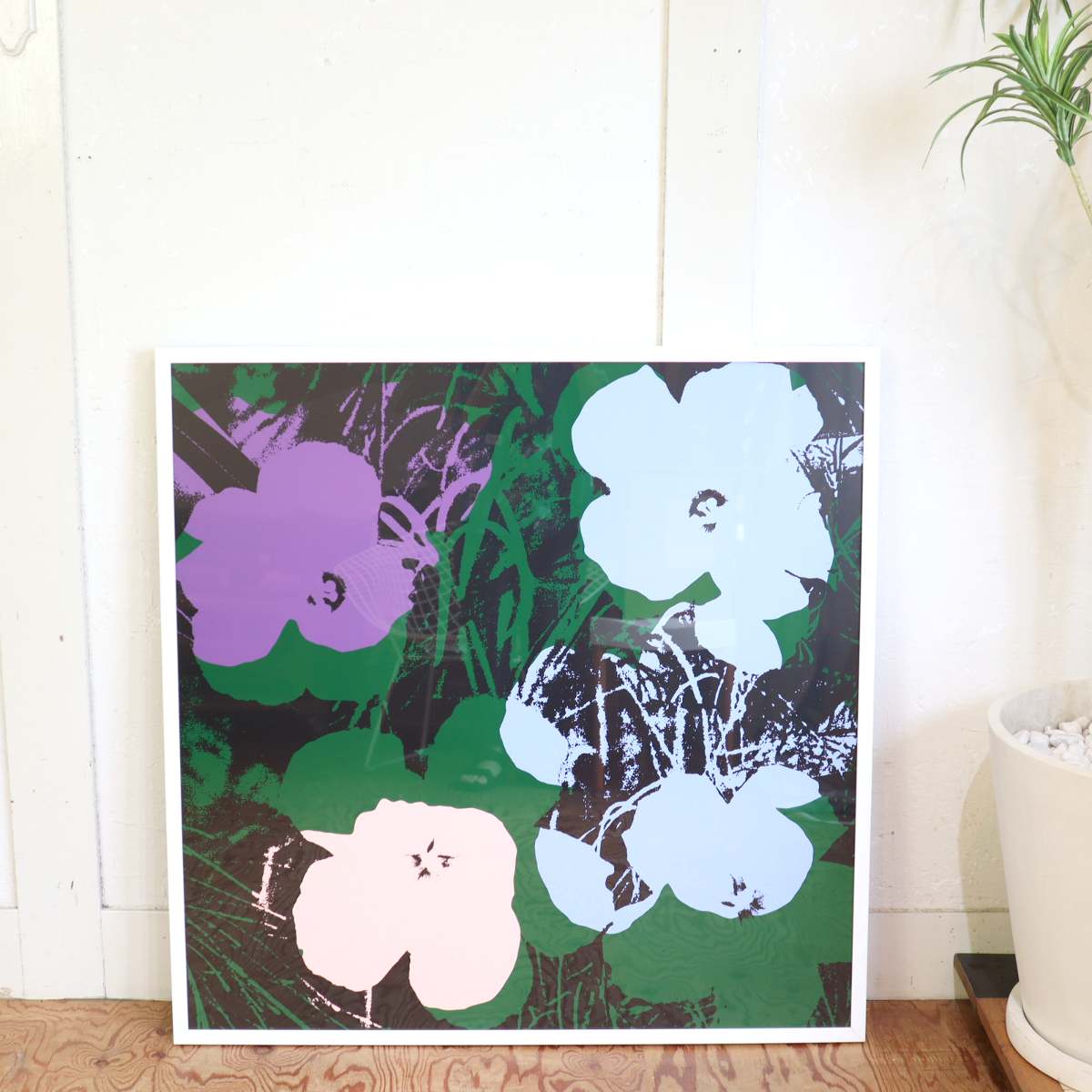 版画 サンデーBモーニング 「Flower11.64」アンディ・ウォーホル シルクスクリーン 保証書あり 中古
