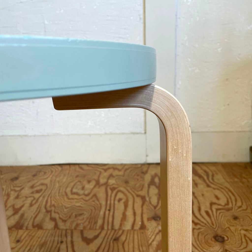 アルテック / Artek スツール60 グリーン ラッカー アルヴァ・アアルト 中古