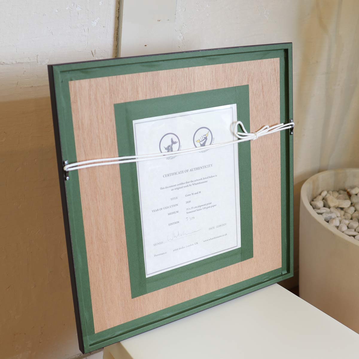 What's his name Gone M and M 2020 ミッキー&ミニー ディズニー 版画 シルクスクリーン 絵画 中古