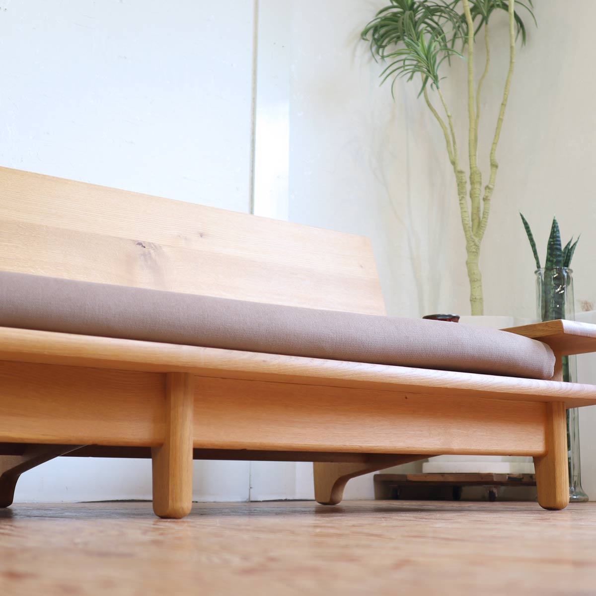 飛騨産業 / HIDA キツツキ 森のことば 3Pソファ ローソファ 佐々木 敏光 中古