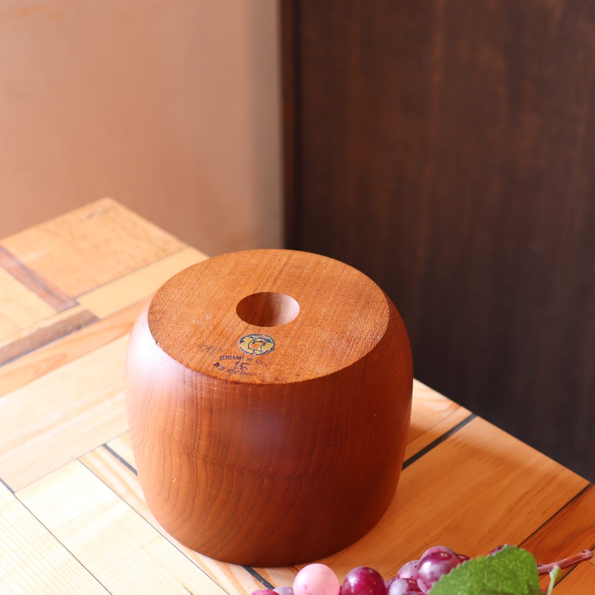 AKTA BANGKOK TEAK チーク材ボウル スウェーデン製 ヴィンテージ