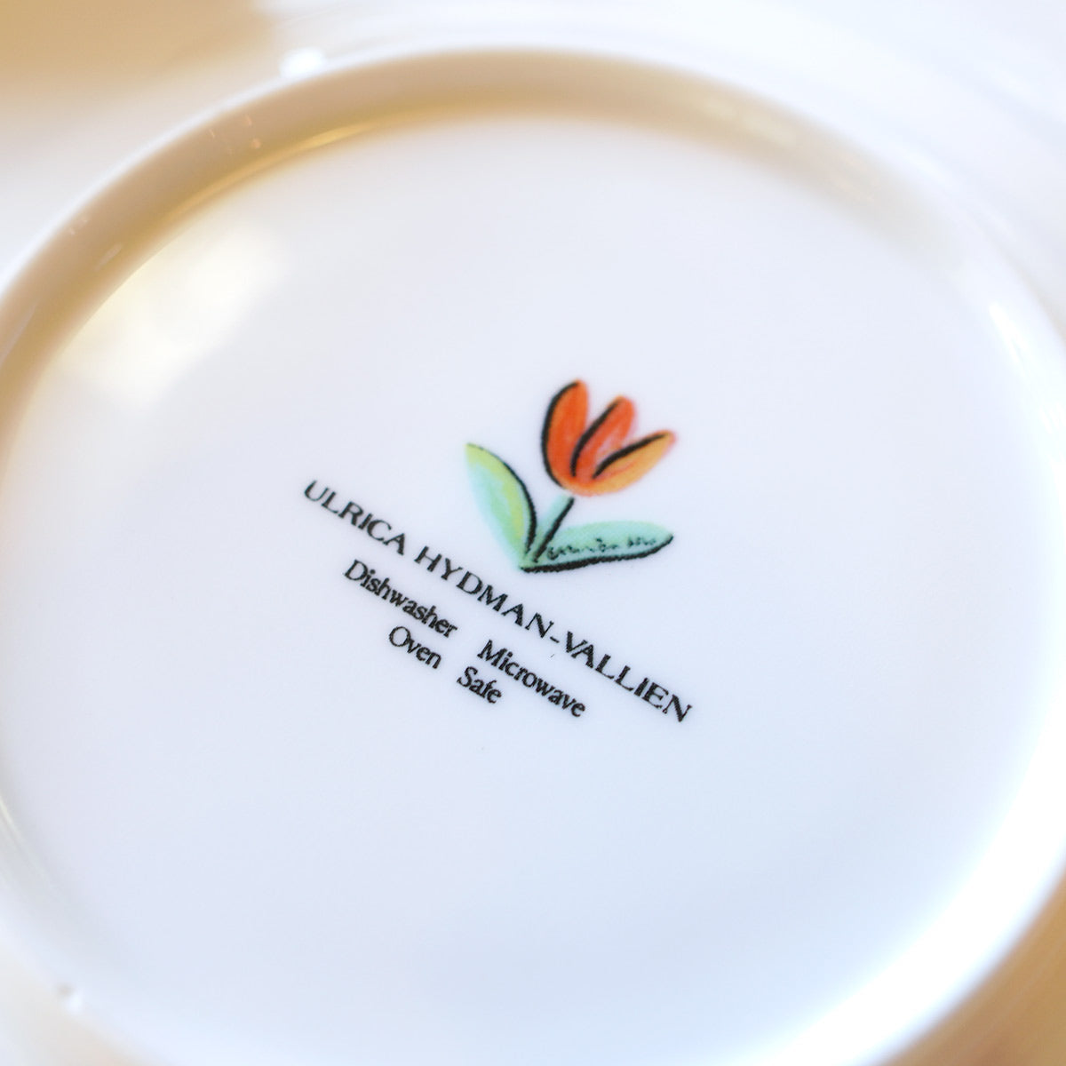 ウルリカ・ヒードマン・ヴァリーン / Ulrica Hydman-Vallien チューリップ カップ&ソーサー レッド 北欧 ヴィンテージ