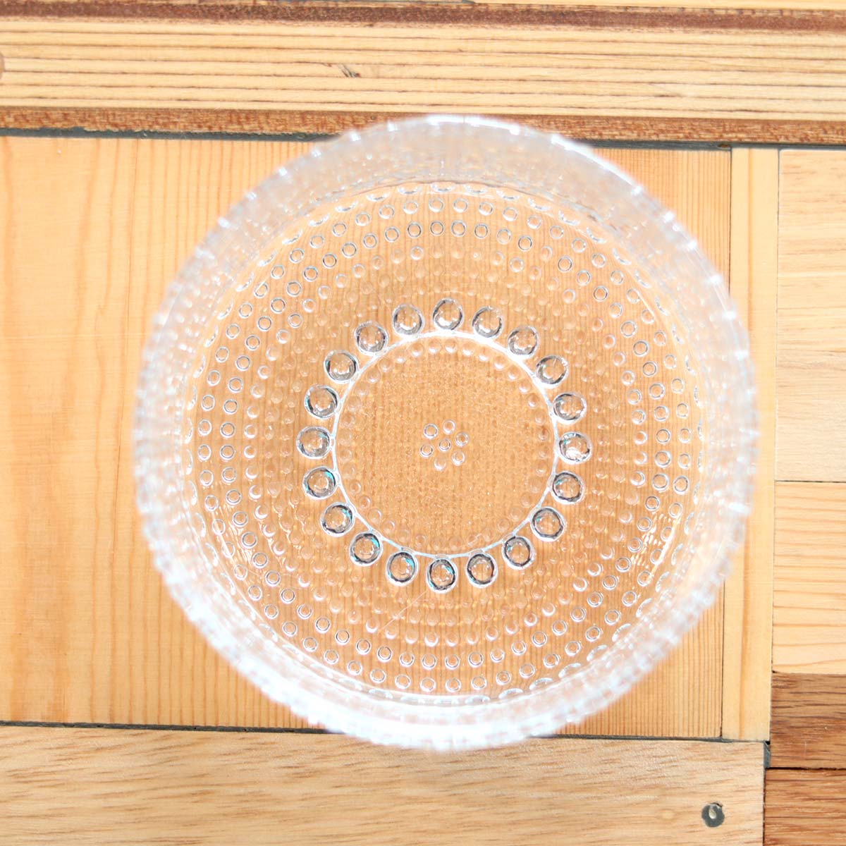 リーヒマエンラシ / Riihimäen Lasi グラッポニア ボウル クリア 12㎝ ヴィンテージ