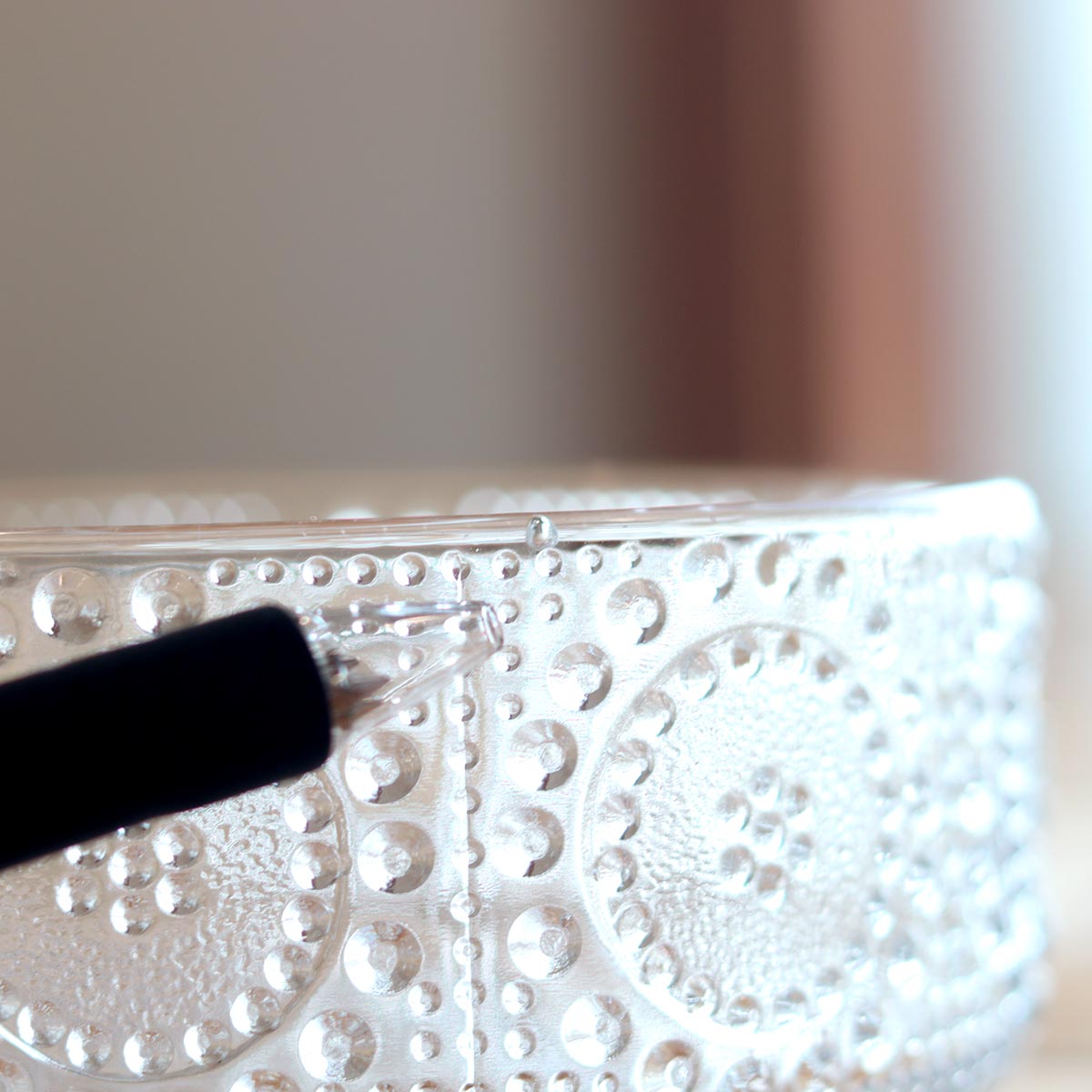 リーヒマエンラシ / Riihimäen Lasi グラッポニア ボウル クリア 12㎝ ヴィンテージ