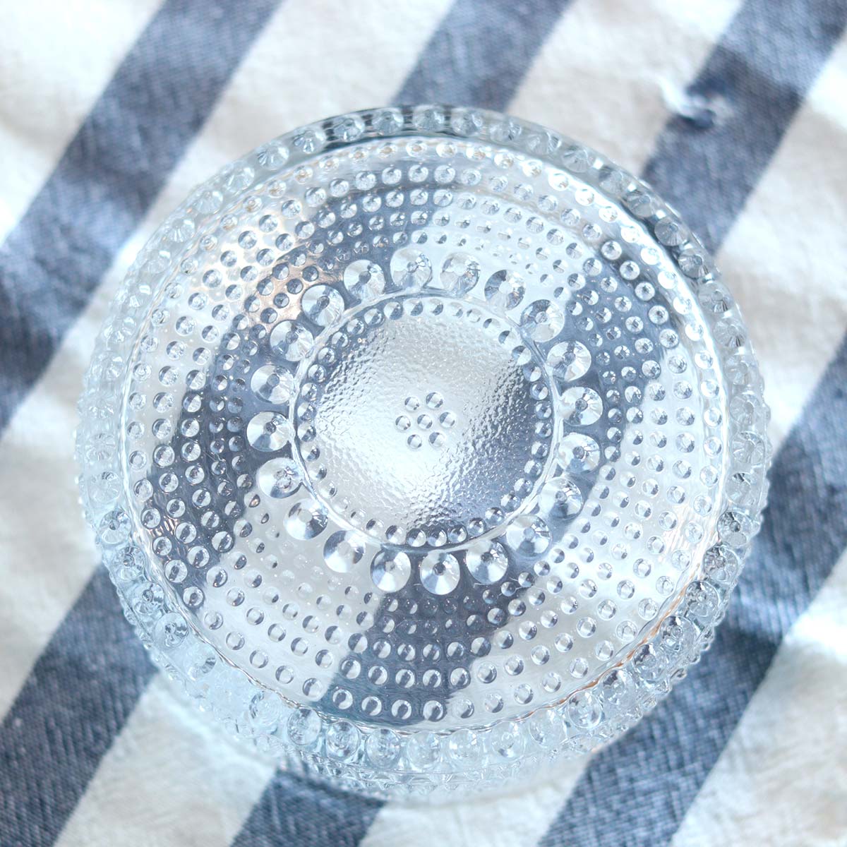 リーヒマエンラシ / Riihimäen Lasi グラッポニア ボウル クリア 12㎝ ヴィンテージ