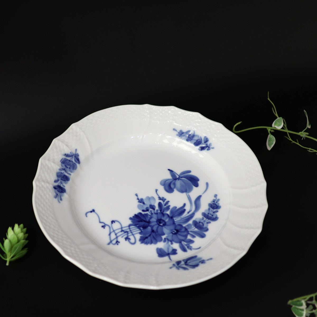 ロイヤルコペンハーゲン / Royal Copenhagen ブルーフラワー プレート 22㎝ 丸皿 中古