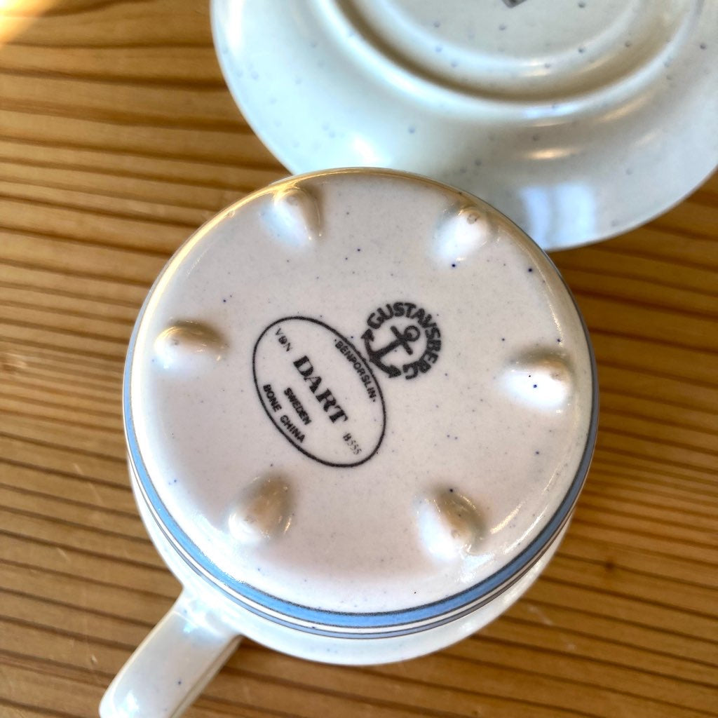グスタフスベリ / Gusatavsberg ダート / DART カップ&ソーサー ヴィンテージ