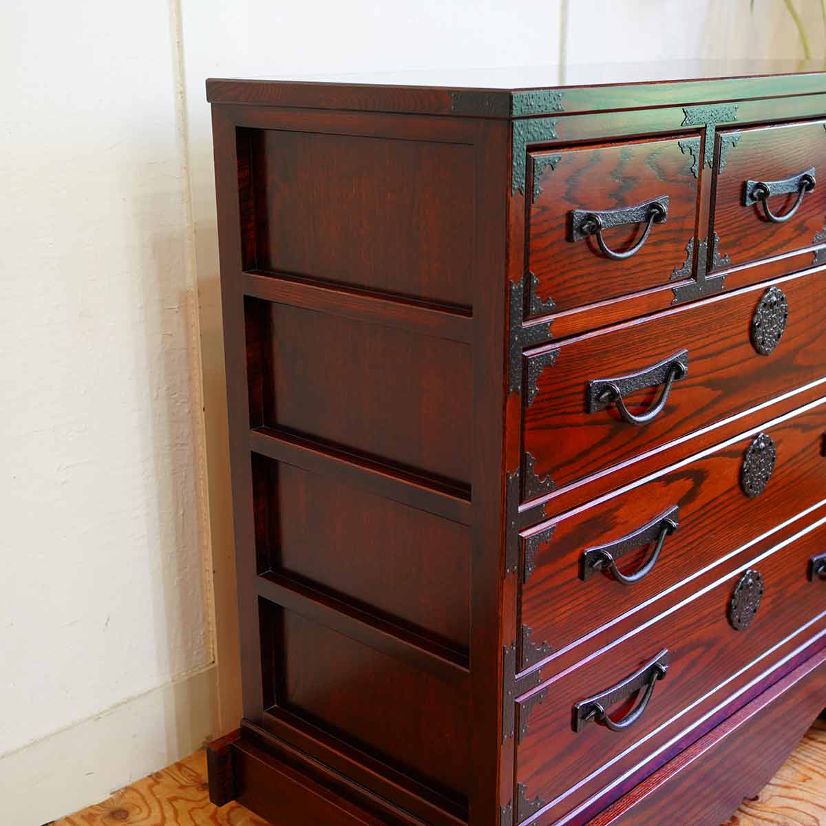 車箪笥 和家具 4段 民芸家具 古民具 中古