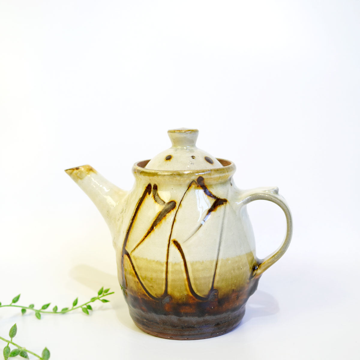 柴田雅章 急須 ポット スリップウェア 丹波焼 未使用