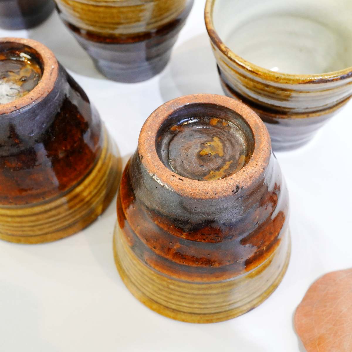 柴田雅章 湯呑み茶わん 6個set 丹波焼 未使用